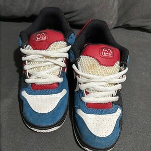 Nike Red and Blue Retro Sneakers